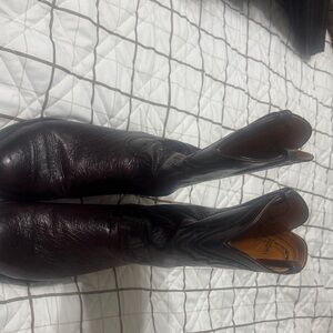 Lucchese Rich Brown Western Boots